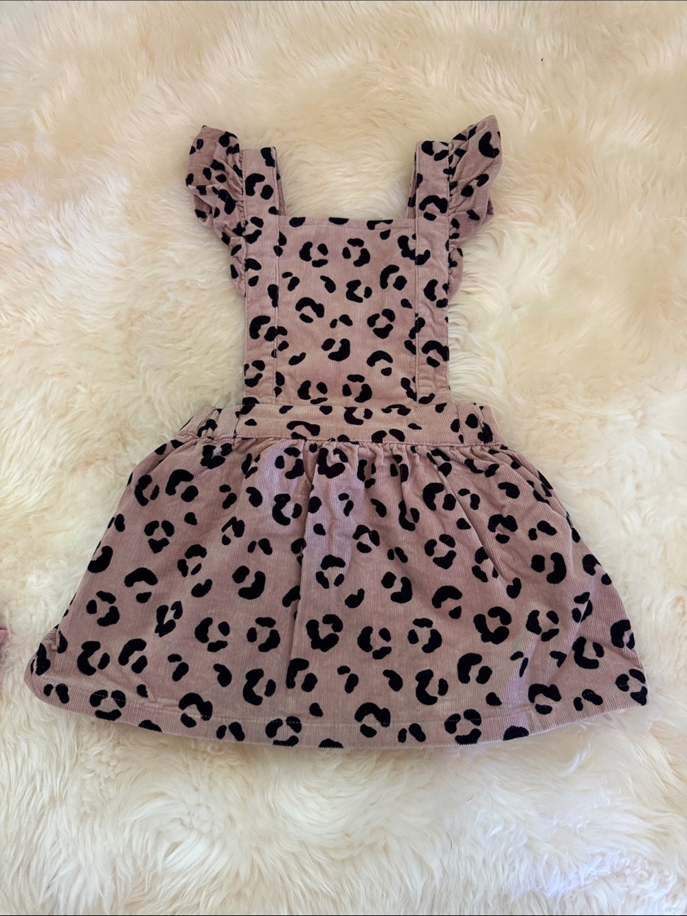 Tucker + Tate Leopard Pinafore Dress